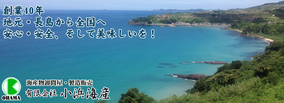 鹿児島県 長島のこだわりの海の幸をお届けします。|有限会社小浜海産