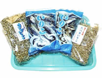 煮干、タレ、アジいりこ、食べるいりこ（きびなご、カエリ）